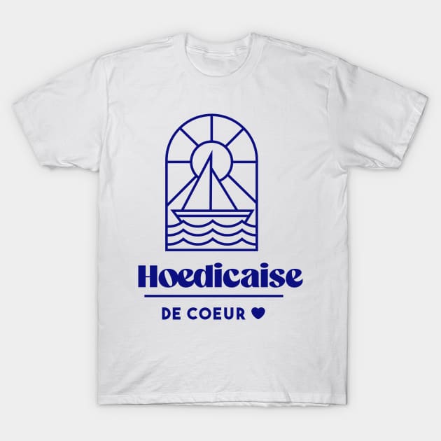 Hoedicaise - Brittany Morbihan 56 Sea Holidays Hoedic T-Shirt by Tanguy44